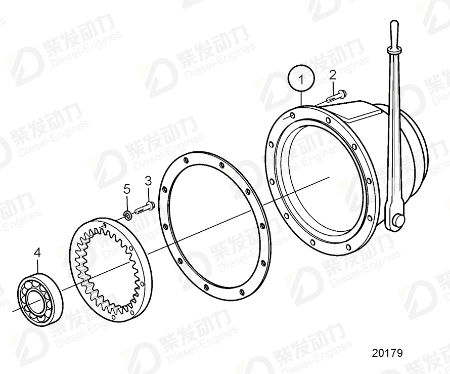 volvo penta Ball bearing 984482 Drawing volvo penta Ball bearing 984482 Drawing